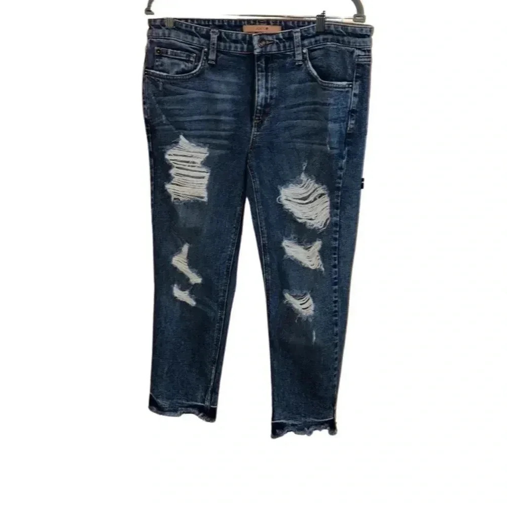 Joe's Jeans the Sawyer Crop Boyfriend Slim Medium Wash Size 29